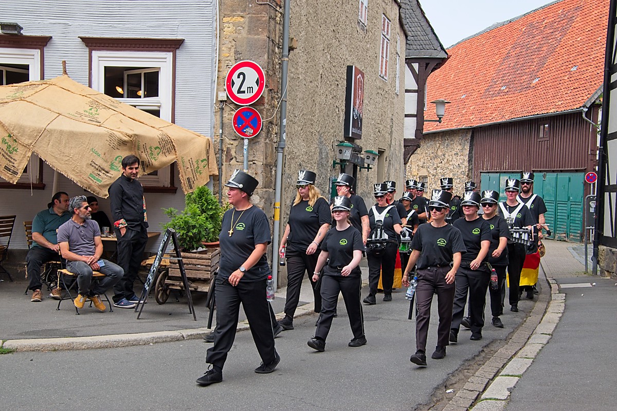 Spielmannszug Salzgitter-Lebenstedt beim Festumuzug in Goslar 2024